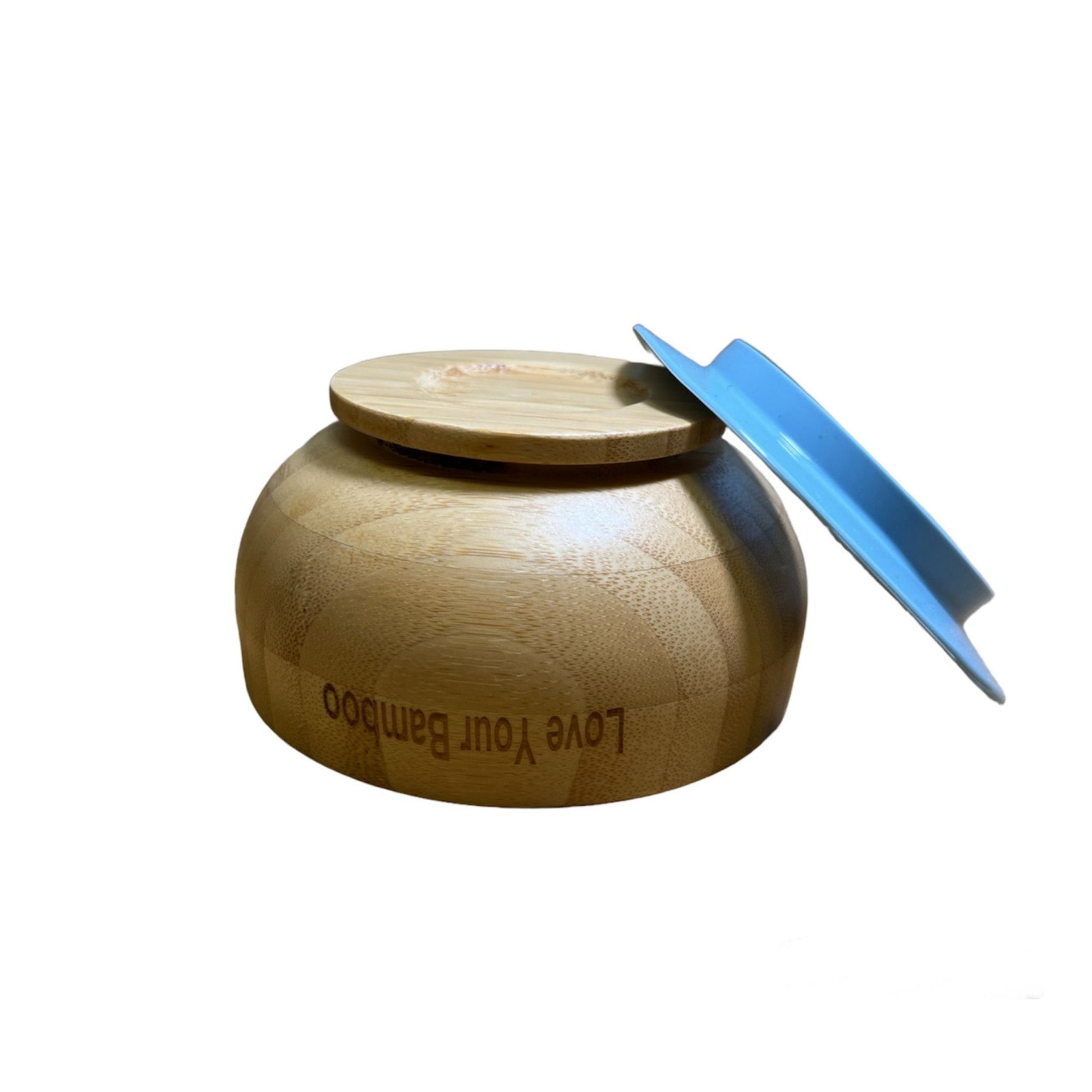 Bamboo Bowl with Suction out 