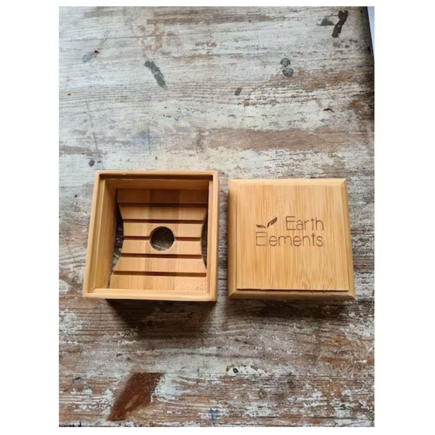 Bamboo Soap Dish With Lid